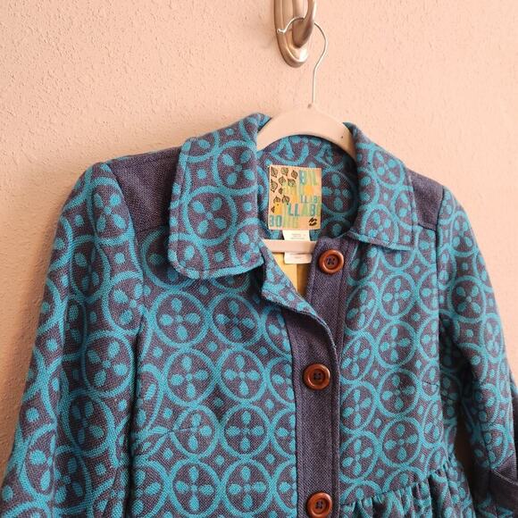 Vintage Billabong Blue Turquoise Jacket Size Small - Picture 3 of 12